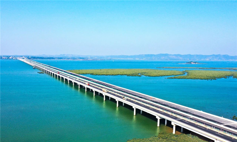 蘭州至?？诟咚俟窂V西欽州至北海段改擴(kuò)建工程鐵山港跨海特大橋.jpg